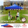 Gambar Tenda Lipat 3x3 M Tenda Bazar Pameran Tenda Jualan Otomatis 030-1 - Merah dari Speeds Official Store Kota Surabaya 2 Tokopedia