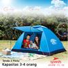 Gambar Tenda Camping Family Otomatis Piknik Gunung Mendaki 3-4 Orang 018-12 - Biru -11 dari calary Kota Surabaya 2 Tokopedia