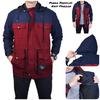 Gambar Triple F Parka Jacket Canvas - maroon navy, L dari Triple F Official Store Kota Tangerang 16 Tokopedia