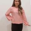 Gambar PROMO Baju Atasan Balena / Lune Blouse Lengan Panjang Wanita Murah - Navy dari Jeant Boutique Kota Tangerang 5 Tokopedia
