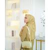 Gambar Monogram Scarf New Colours - Antelope dari halwa scarf Jakarta Selatan 1 Tokopedia