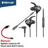 Gambar Rexus Gaming Earphone ME-5 / ME5 with Dual Microphone - Merah dari Trinity Official Store Jakarta Barat 6 Tokopedia