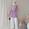 Gambar Atasan batik modern lengan panjang Wanita. - Purple, M dari Batikjoyoberkah Kab. Pekalongan 2 Tokopedia