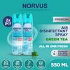 Gambar NORVUS Disinfektan Spray & Pengharum Ruangan 2x 550ml -Ocean Green Tea dari Norvus Indonesia 1 Tokopedia