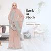 Gambar Mukena Bordir Handmade By Eldiyas | Sun Flower 2 Tone | Gradasi Ceruti dari Eldiyas Hijab Official Kota Bandung 3 Tokopedia