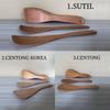 Gambar Centong Spatula Teflon Sutil Sodet Kayu Mahoni - Sutil Teflon dari kulodereng Kota Batu 3 Tokopedia
