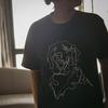 Gambar Golden Retriever • Unisex Black T-Shirt • by The Space Wanderer - S dari The Space Wanderer Jakarta Timur 3 Tokopedia