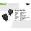 Gambar Hippo Ark 2 Adaptor Charger Quick Charge 3.0 TOTAL 30 W - Hitam, Adaptor Only dari Hippo Official Store Jakarta Barat 4 Tokopedia