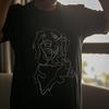 Gambar Golden Retriever • Unisex Black T-Shirt • by The Space Wanderer - S dari The Space Wanderer Jakarta Timur 5 Tokopedia