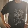 Gambar Golden Retriever • Unisex Black T-Shirt • by The Space Wanderer - S dari The Space Wanderer Jakarta Timur 1 Tokopedia