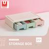 Gambar UNISOH LACI MINI LEMARI PLASTIK SUSUN KOTAK PENYIMPANAN DRAWER STORAGE - PINK BLUE dari UNISOH Jakarta Barat 9 Tokopedia