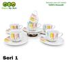 Gambar 6 Pasang Cangkir Set / Cangkir + Saucer Kopin Royal Heritage RAINBOW - Seri satu dari Dapur Ny.Bun 5 Tokopedia