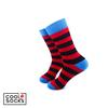 Gambar CoolDeSocks Original | Kaos Kaki Motif - Striped (Red Black Blue) dari CoolDeSocks Official Jakarta Barat 3 Tokopedia