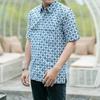 Gambar kemeja pendek batik Cap spesial warna soft dalam berlapis furing AD28 - real pict, M dari Adipatibatik Kota Pekalongan 1 Tokopedia