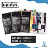 Gambar Cat Akrilik Liquitex Basics 6x22ml Acrylic Color Paint Set - PRIMARY dari Artemedia Shop Kota Bandung 3 Tokopedia