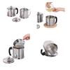 Gambar Oil Pot Stainless Steel Penyaring Minyak Wadah Minyak Sisa 1.3 Lt dari happyshope78 Jakarta Pusat 4 Tokopedia