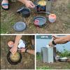 Gambar Penahan Angin Kompor Naturehike Stove Windshield NH15F008-B NH20CJ008 - M dari Hike n Run Jakarta Utara 5 Tokopedia