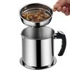 Gambar Oil Pot Stainless Steel Penyaring Minyak Wadah Minyak Sisa 1.3 Lt dari happyshope78 Jakarta Pusat 1 Tokopedia