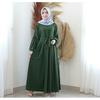 Gambar Gamis Larisa Rempel Resleting Depan Busui Friendly - Hitam dari Tokogo-id Jakarta Barat 11 Tokopedia