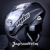 Gambar MDS Helm PRO RIDER / PRORIDER Black Doff dari Jagoan Helm Kota Bekasi 1 Tokopedia