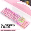 Gambar Keyboard Gaming Mechanical AULA S-2022 PINK - New LED - Macro Software dari Aula Official Store 1 Tokopedia