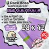 Gambar POLYMAILER PACKBOSS 28X42 ISI ±100 *KUALITAS BOSS * HARGA TERMURAH* - HITAM NON PREM dari packboss Jakarta Barat 9 Tokopedia