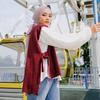 Gambar ANDIN VEST KNIT / ROMPI RAJUT TALI WANITA / ROMPI WANITA TERBARU - MAROON dari GrosirPakaianRajut Kota Bandung 1 Tokopedia