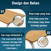 Gambar B&G Meja Komputer - Computer Desk model 1812 ( WHITE AND WHITE) dari BGSPORT Kota Tangerang 5 Tokopedia