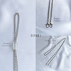 Gambar SILVER CHAIN MASK STRAP / TALI MASKER RANTAI SILVER / DENGAN STOPPER - Original dari HeyJune!! Kab. Bandung 3 Tokopedia