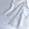 Gambar SILVER CHAIN MASK STRAP / TALI MASKER RANTAI SILVER / DENGAN STOPPER - Original dari HeyJune!! Kab. Bandung 1 Tokopedia