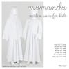 Gambar Gamis Anak All White set Jilbab Saleha Series by Mamanda dari Kedai Berkah (Moslem Kids Online Shop) Kota Surabaya 1 Tokopedia