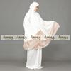Gambar Mukena Dewasa Mewah Sutra Millo - Broken White, Jumbo dari Annusy Mukena Kota Tasikmalaya 3 Tokopedia