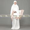 Gambar Mukena Dewasa Mewah Sutra Millo - Broken White, Jumbo dari Annusy Mukena Kota Tasikmalaya 4 Tokopedia