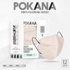 Gambar POKANA KN95 6-ply FASHION SERIES Earloop Surgical Face Mask 12s - Black White dari Pokana Shop Kota Bekasi 8 Tokopedia
