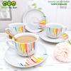 Gambar 6 Pasang Cangkir Set / Cangkir + Saucer Kopin Royal Heritage RAINBOW - Seri satu dari Dapur Ny.Bun 7 Tokopedia