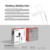 Gambar Fantech MV01 Microphone Clip On Lavalier Mic Jepit 3 meter Cable dari Click & Go Kota Bandung 4 Tokopedia