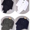 Gambar kemeja polos lengan panjang brill eighty eight premium BP02 - Abu-abu, M dari balila_store Kota Tangerang 2 Tokopedia
