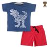 Gambar Bearhug Setelan Lengan Pendek Anak Laki-laki XHF6 Biru Abu Dino 2- 4 T - 3T dari Bearhug-Id Jakarta Barat 2 Tokopedia