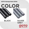 Gambar Goto Dova Rak Kamar Dapur Susun Tingkat Minimalis Serbaguna Portable - 5s SILVER GREY dari GOTO Indonesia 1 Tokopedia