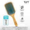 Gambar TUFT Bamboo Paddle Blue Cushion Brush / Sisir Rambut - Square dari TUFT Jakarta Utara 1 Tokopedia