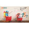 Gambar TapCash HUT BNI ke 75 - Children with Trolley dari BNI TapCash Official 1 Tokopedia