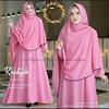 Gambar Baju gamis wanita syari setelan hijab gamis khadijah terbaru modern - army, all size dari Kaosbandung12 Kota Bandung 6 Tokopedia