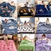 Gambar selimut bulu halus 150x200 motif kembang cantik super lembut impor - RANDOM dari asri yasashii Jakarta Barat 1 Tokopedia