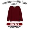Gambar jaket anak sweater anak waffle knit CREWNECK ANAK waffle uni*lo 1-5 th - SWT rose pink, 2-3 tahun dari easyshop #1.bdg Kota Bandung 4 Tokopedia