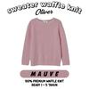 Gambar jaket anak sweater anak waffle knit CREWNECK ANAK waffle uni*lo 1-5 th - SWT rose pink, 2-3 tahun dari easyshop #1.bdg Kota Bandung 10 Tokopedia
