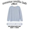 Gambar jaket anak sweater anak waffle knit CREWNECK ANAK waffle uni*lo 1-5 th - SWT rose pink, 2-3 tahun dari easyshop #1.bdg Kota Bandung 12 Tokopedia