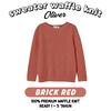 Gambar jaket anak sweater anak waffle knit CREWNECK ANAK waffle uni*lo 1-5 th - SWT rose pink, 2-3 tahun dari easyshop #1.bdg Kota Bandung 9 Tokopedia