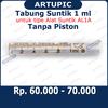 Gambar Tabung Suntik 1 ml Tanpa Piston Suku Cadang Alat Suntik TABUNG AL1A dari ArtupicPeralatanPeternak Kota Tangerang Selatan 1 Tokopedia