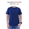 Gambar KAOS PRIA POLOS / COTTON COMBED POLOS 24S - Putih, L dari Millenial_Pria Jakarta Barat 16 Tokopedia