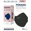 Gambar POKANA Duckbill Kids - 4 ply Earloop - Box isi 25 pcs Dark Series - Dark Grey dari Pokana Shop Kota Bekasi 2 Tokopedia